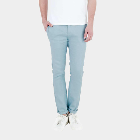 Casual Linen Pant // Light Blue (XS)