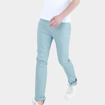 Casual Linen Pant // Light Blue (S)