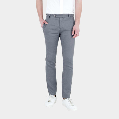 Casual Linen Pant // Grey (XS)