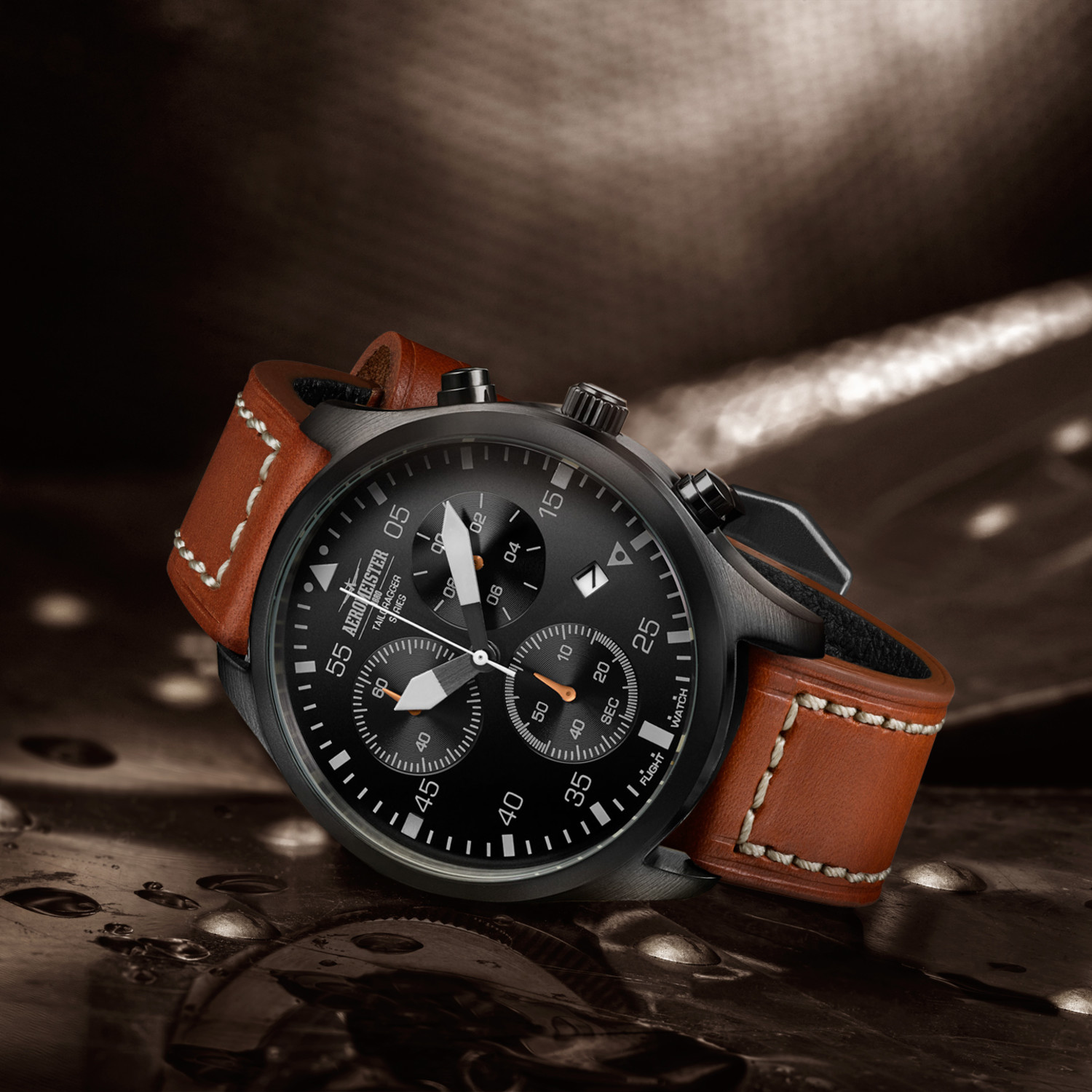 Aeromeister Taildragger Chronograph Quartz // AM8012 - melex-ltd ...