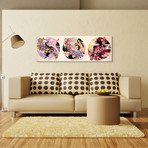 Triple Fun (36"W x 12"H x 0.75"D)