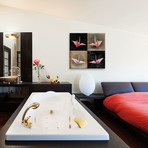 The Fusion of Traditional Patterns (18"W x 18"H x 0.75"D)