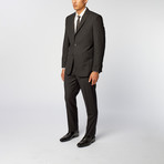 Peak Lapel 2-Piece Suit // Black (US: 36S)