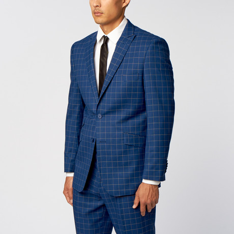 Peak Lapel 2-Piece Suit // Navy (US: 36S)