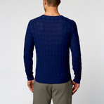 V-Neck Sweater // Blue (Euro: 46)
