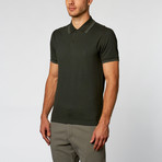 Short-Sleeve Polo Shirt // Dark Green (Euro: 46)