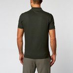 Short-Sleeve Polo Shirt // Dark Green (Euro: 54)