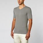 Short-Sleeve V-Neck // Grey (Euro: 52)