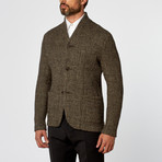 Textured Button-Up Jacket // Grey (Euro: 44)