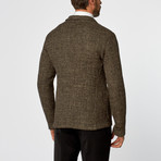 Textured Button-Up Jacket // Grey (Euro: 48)