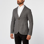 Notch Lapel Blazer // Grey (Euro: 44)