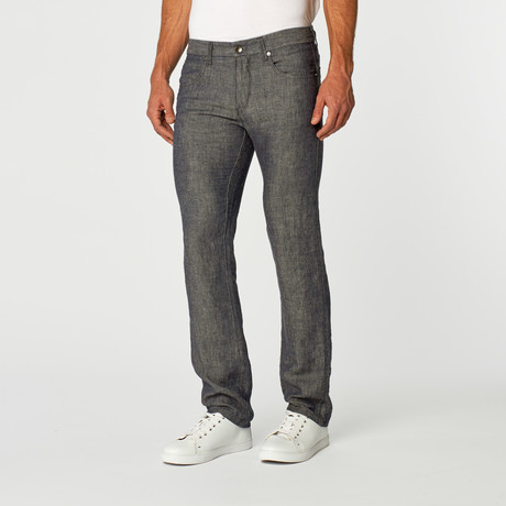 Linen Twill Trousers // Grey (30WX32L)