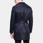 Milan Trench Coat // Navy (S)