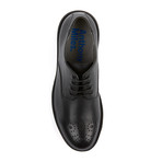 Melrose Toe Rose Derby // Leather // Black (Euro: 40)