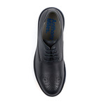 Melrose Toe Rose Derby // Leather // Blue (Euro: 40)