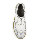 Brooke Brogue Derby // Leather // White (Euro: 40)