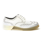 Brooke Brogue Derby // Leather // White (Euro: 40)