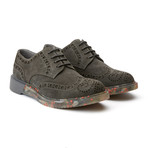 Brooke Brogue Derby // Suede // Grey (Euro: 40)