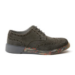 Brooke Brogue Derby // Suede // Grey (Euro: 40)
