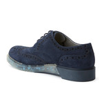 Brooke Brogue Derby // Suede // Navy (Euro: 40)