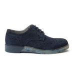 Brooke Brogue Derby // Suede // Navy (Euro: 40)