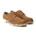 Brooke Brogue Derby // Suede // Tan (Euro: 40)