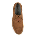 Brooke Brogue Derby // Suede // Tan (Euro: 40)