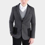 Contrast Blazer // Grey (M)