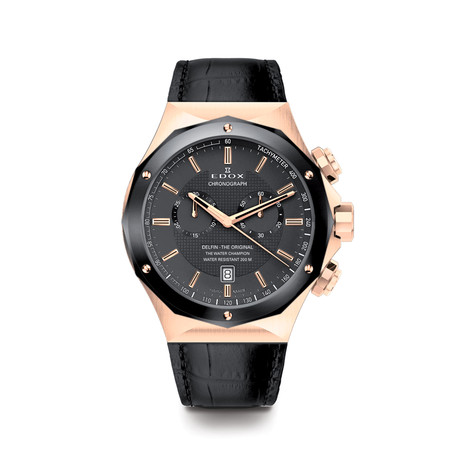 Edox Delfin Chronograph Quartz // 10107 37RNC GIR