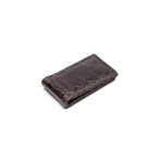 Magnet Money Clip // Shin Leather (Nicotine)