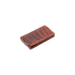 Magnet Money Clip // Shin Leather (Nicotine)