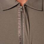 Hugo Boss Zipper Polo // Grey (S)