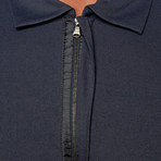 Hugo Boss Zipper Polo // Navy (S)