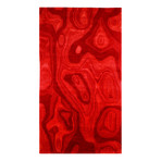 Valley // Red (5'6"L x 7'10"H)