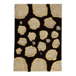 Roca Pebbles // White + Brown (5'2"L x 7'6"H)