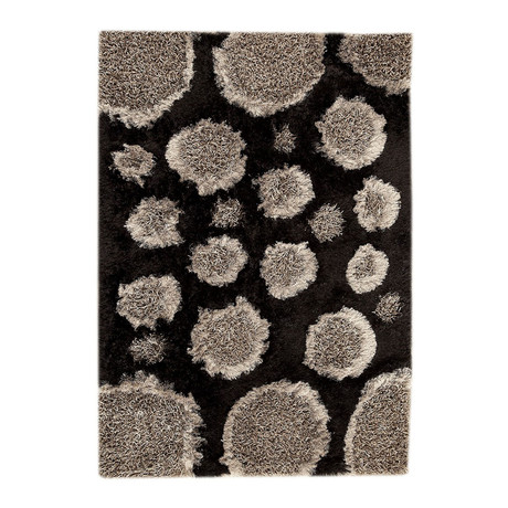 Roca Pebbles // Grey + Black (5'2"L x 7'6"H)