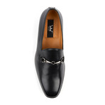 Principi Milano // Leather Buckle Loafer // Black (Euro: 41)