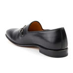 Principi Milano // Leather Buckle Loafer // Black (Euro: 41)