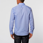 Rosso Milano // Slimming Button-Up Shirt // Blue (S)