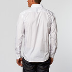 Slimming Button-Up Shirt // White (S)