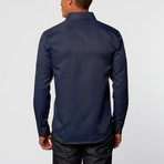 Rosso Milano // Slimming Button-Up Shirt // Deep Teal (L)