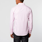 Slimming Button-Up Shirt // Pink (2XL)