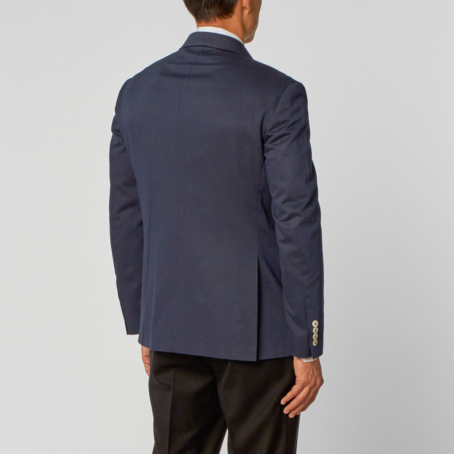 Double-Breasted Jacket // Navy (US: 42L) - Enzo Tovare - Touch of Modern