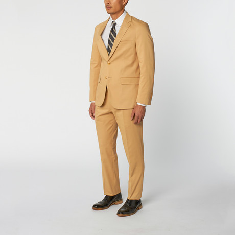 Cotton 2-Piece Suit // Khaki (US: 36S)