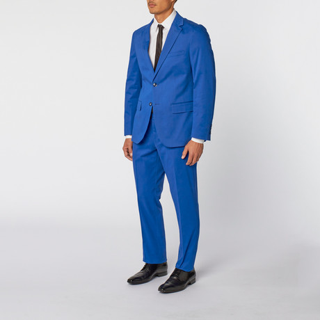 Cotton 2-Piece Suit // French Blue (US: 36S)