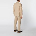Linen 2-Piece Suit // Natural (US: 44R)