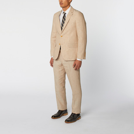 Linen 2-Piece Suit // Natural (US: 36S)