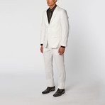 Linen 2-Piece Suit // White (US: 38S)
