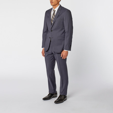 Casual Wool 2-Piece Suit // Navy (US: 38S)