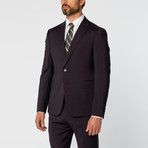 Lucca Notch lapel 2-Piece Suit // Black (US: 50R)